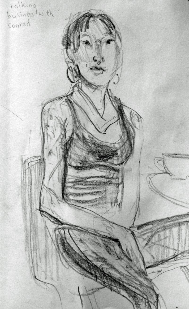 I Sketched the Tattooed Woman